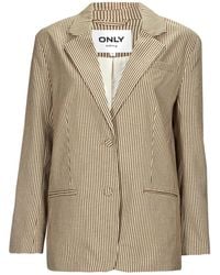 ONLY - Blazer Onlmolly L/S Ovs Check Blazer Tlr - Lyst