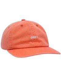 Obey - Casquette Pigment bold 6 panel strapback - Lyst