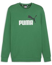 PUMA - Sweat-shirt Ess+ 2 Col Big Logo Crew - Lyst