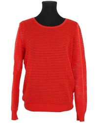 Sandro - Blouses Top en coton rouge - Lyst