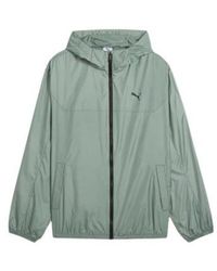 PUMA - Coupes vent VESTE ESS REGULAR WINDBREAKER - GREEN MOON - L - Lyst