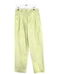 8pm - Pantalon Pantalon Droit En Coton - Lyst