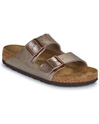 Birkenstock - Pantoffeln Arizona Bf Graceful Taupe - Lyst