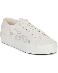 Superga - Sneaker 2740 Platform Pizzo Macrame - Lyst