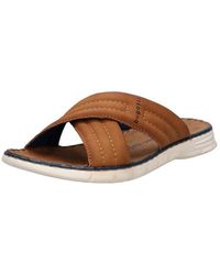 Bugatti - Sandales Plates Sandales Dario Ref 60669 Cognac - Lyst