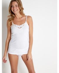Daxon - Maillots de corps by - Lot de 2 chemises fines bretelles + 1 - Lyst