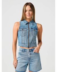 Wrangler - Veste 112362590 ZIP FRONT VEST-DALLAS - Lyst