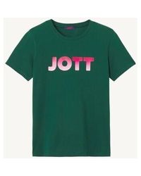 J.O.T.T - T-shirt - Tee Shirt Rosas logo 249 - vert - Lyst