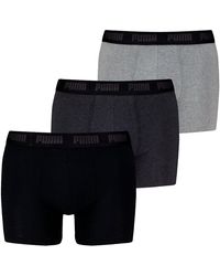 PUMA - Caleçons Homme Caleçon Paquet De 3 Everyday Boxers 3P - Lyst