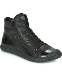 Pataugas Bono V Shoes (high-top Trainers) - Black