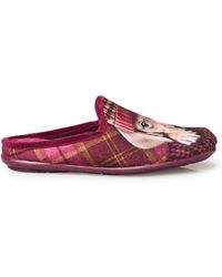 Pediconfort - Chaussons Mules fantaisie motif chat ou chien - Lyst