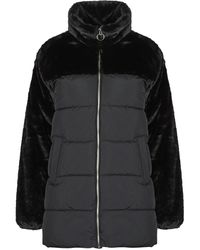 ONLY - Piumino Onlwanja Fur Puffer Mix Coat Cc Otw - Lyst