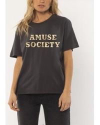 Amuse Society - T-shirt - T-shirt manches courtes - anthracite - Lyst