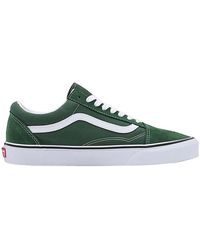 Vans - Baskets basses Baskets Old Skool Color Theory vert - Lyst