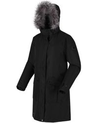 Regatta Wo Lumexia Iii Waterproof Insulated Hooded Parka Jacket Parka - Black