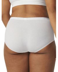 Sloggi - Culottes & slips Pack x4 culottes taille haute CHIC - Lyst
