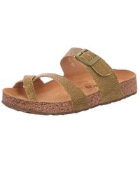 Haflinger - Sandales Plates - Lyst