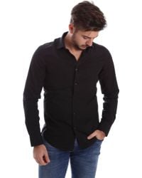 Mr turk Will Shirt in Black for Men | Lyst Gas | 151133 Shirt Man Men's Long Sleeved Shirt In Black | Lyst
