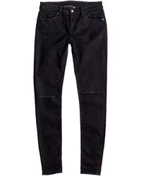 Roxy Straight Jeans Rebel Come - Zwart