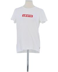 Levi's - T-shirt T-shirt en coton blanc - Lyst