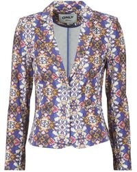 ONLY - Veste Onlpoptrash L/S Aop Blazer - Lyst