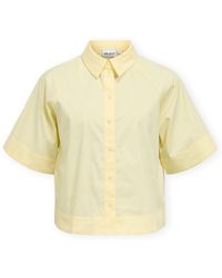 Object - Chemise Paige Re Shirt - Pastel Yellow - Lyst