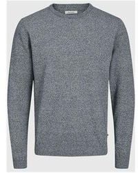 Jack & Jones - Pull 12137190 BASIC KNIT-NAVY BLAZER/TWISTED - Lyst