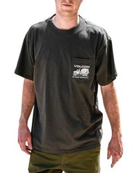 Volcom - Chemise Camiseta Skate Vitals Grant Taylor SS1 - Stealth - Lyst