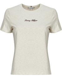 Tommy Hilfiger - T-Shirt Classic Script Reg Ss Tee - Lyst