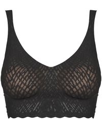 Sloggi - Bralettes/Zonder Beugel Zero Feel Bliss Bralette - Lyst