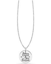 Bibei - Collier Bicll047-Plateado - Lyst