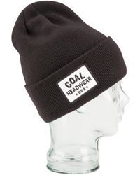 Coal - Bonnet BEANIE THE UNIFORM + BLACK - Lyst