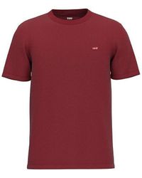 Levi's - T-shirt 56605 0176 ORIGINAL TEE-RHYTMIC RED - Lyst