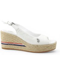U.S. POLO ASSN. - Espadrilles ALYSSA022-PE26-WHI - Lyst