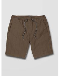 Volcom - Short Pantalon Corto Frickin Mix 19 Dark Earth - Lyst