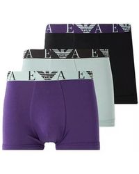 EA7 - Boxers Pack De 3 - Lyst