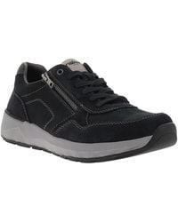 Rieker - Baskets basses Sneakers cuir talon compensé bas - Lyst