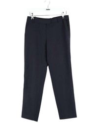 Maje - Pantalon Pantalon droit bleu - Lyst