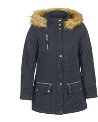 Naf Naf Parka Jas Bonnie - Blauw