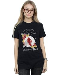 Disney - T-shirt Beauty And The Beast Girl in The Castle - Lyst