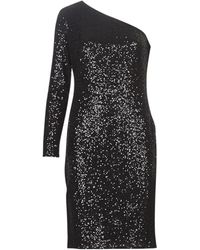 Lauren by Ralph Lauren Korte Jurk Marri - Zwart