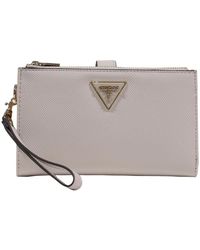 Guess - Portefeuille LAUREL II SLG DBL ZIP ORGNZR SWZG74 59157 - Lyst