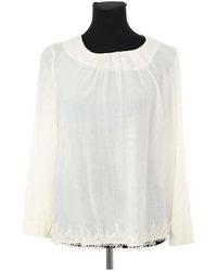 Sandro - Blouses Blouse Blanche - Lyst