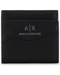 EAX - Portefeuille Mini porte-cartes AXE avec coutures façonnées - Lyst