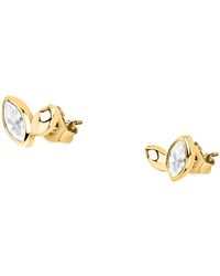 Cleor - Boucles oreilles Boucles d'oreilles en argent 925/1000 recyclé et zircon - Lyst