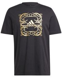 adidas - T-shirt M Metallic G T - Lyst