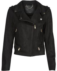 Guess Monica Jacket Leather Jacket - Black