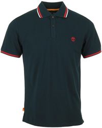 Timberland - SS Millers River Tipped Pique Polo Slim T-shirt - Lyst