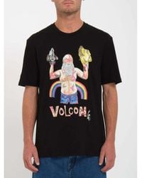 Volcom - T-shirt Camiseta Herbie - Black - Lyst