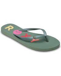 Roxy - Sandales plates Sandy - Lyst